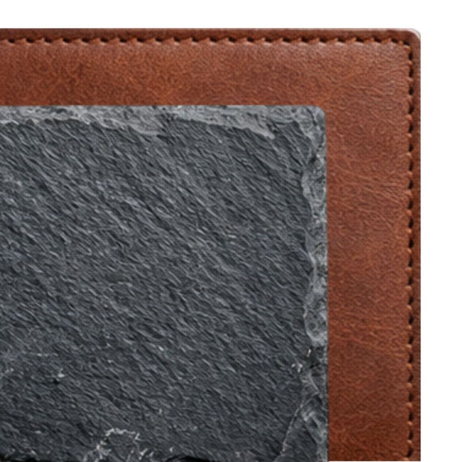 Leather & Slate Duo