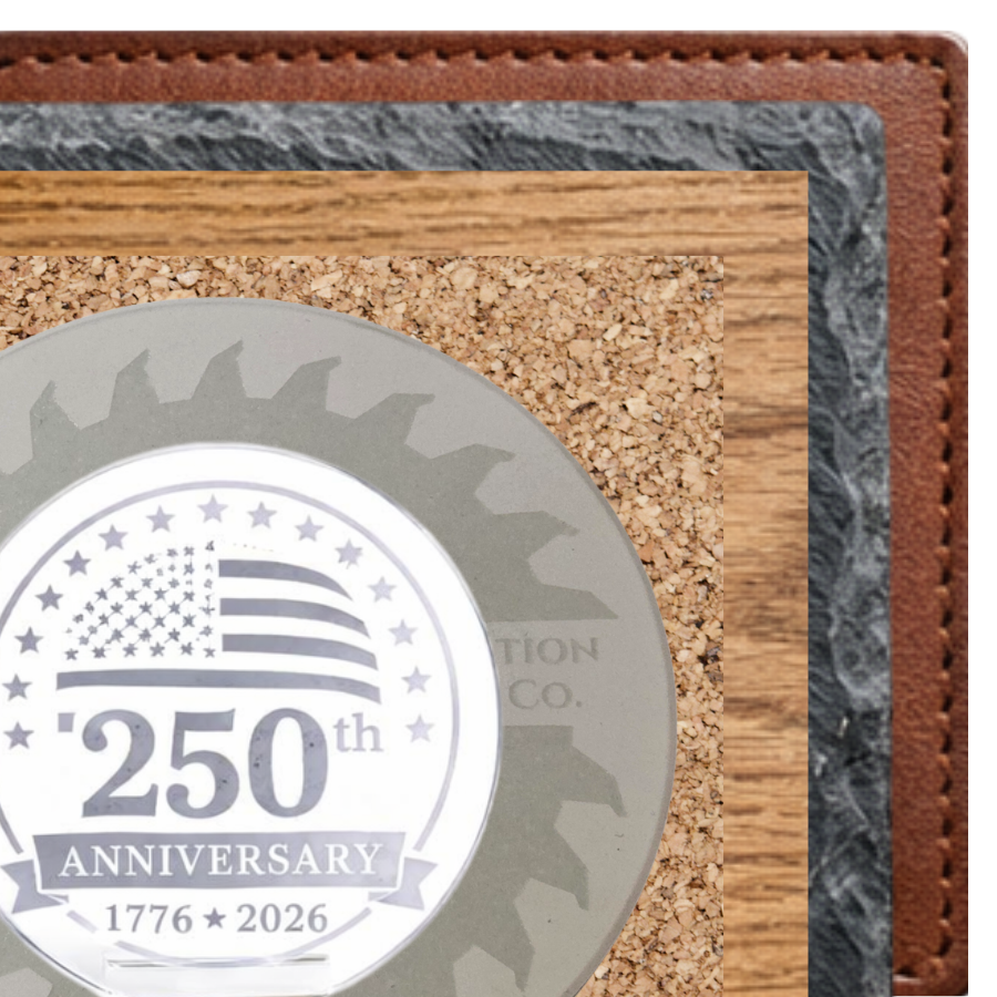 Founders Collection 6‑Pack (Leather • Slate • Wood • Cork • Acrylic • Ceramic)
