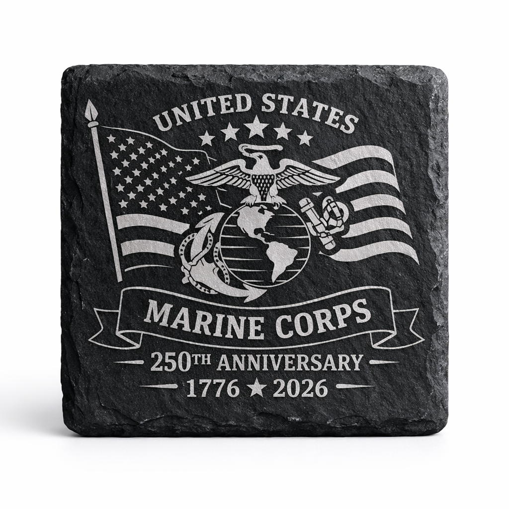 Military Insignia & Flag Coaster Sets